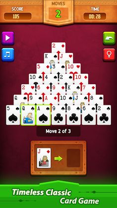 Pyramid Solitaire - Screenshot 2