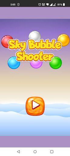 Sky Bubble Shooter - Screenshot 1