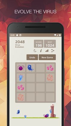 2048 Virus Evolution Puzzle - Screenshot 2