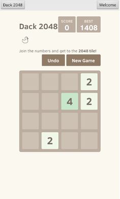 Dack 2048 - Epic Puzzle Game - Screenshot 1