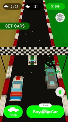 Merge Race Car - Screenshot 2