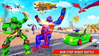 Shark Robot Car Transform Game - Screenshot 1