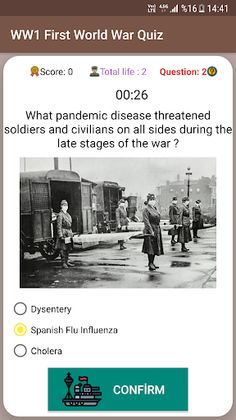 WW1 First World War Quiz - Screenshot 3