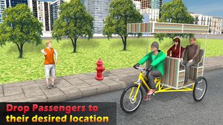Tuk Tuk Bicycle Driver: Auto C - Screenshot 1