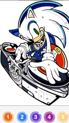 Soni Color By Number Cartoon - Screenshot 2