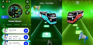 Telolet Basuri - Tiles Hop 3D - Screenshot 2