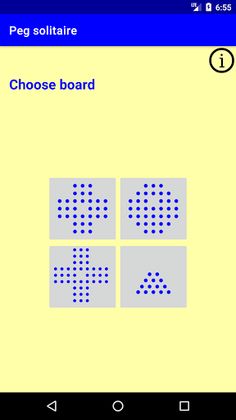 Peg solitaire - Screenshot 1