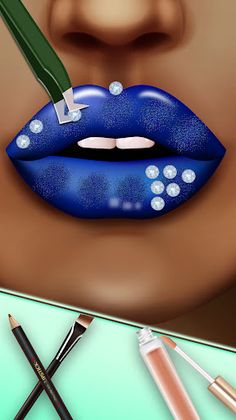 Lip Art 3D DIY Lipstick Makeup - Screenshot 1