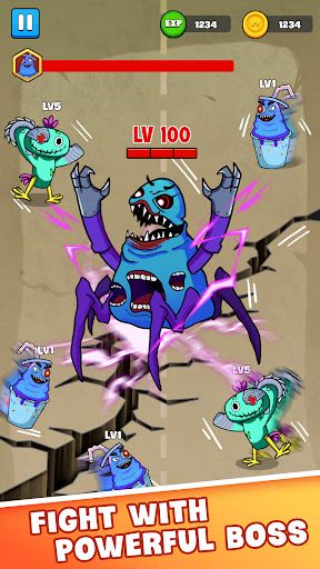 Grim Evolution: Purple Monster - Screenshot 3