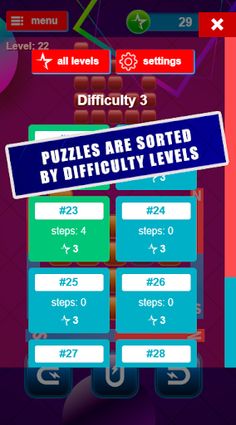 Magnetic blocks, logic puzzles - Screenshot 3