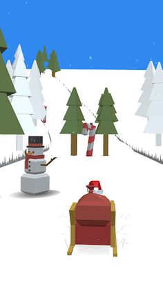 Xmas Santa Mad Sleigh Run - Screenshot 4