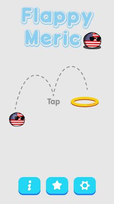 Flappy Dunk Merica - Screenshot 1