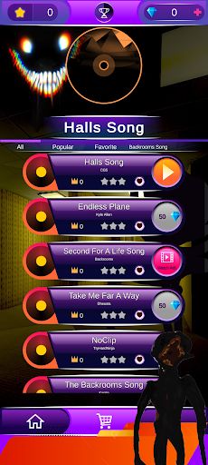 Backrooms Scary Tile Hop - Screenshot 1