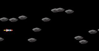 Avoid asteroids - Screenshot 1