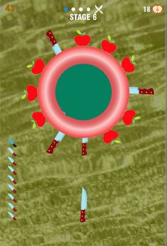 Sharp Knife Throw - Apple Brea - Screenshot 2