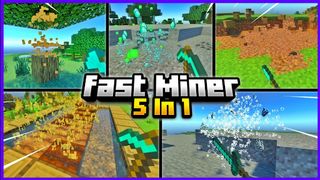 Fast Miner Addon Minecraft PE - Screenshot 1