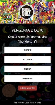 Quiz Desenhos - Screenshot 2