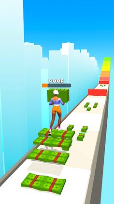 Money Run Stack Stairs Games - Screenshot 2