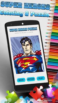 Super Heroes Coloring Book & P - Screenshot 4