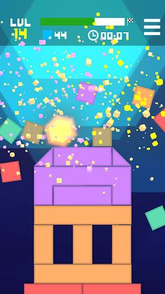 Hexagon Tower Balance Blocks - Screenshot 4