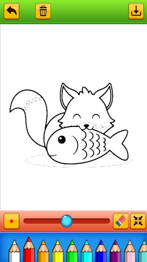 coloring little cat and dog - Screenshot 3