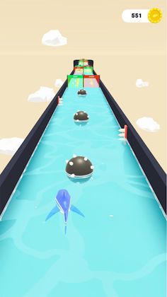 Shark Run: Eat man to get big - Screenshot 3
