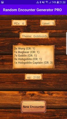 Random Encounter Generator PRO - Screenshot 3