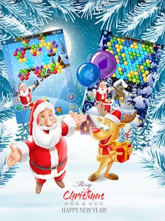 Reindeer Rescue - Bubble Shoot - Screenshot 2