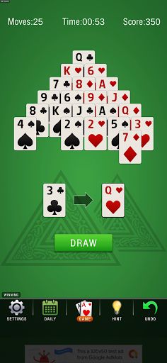 Pyramid Solitaire - Anywhere - Screenshot 2