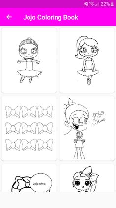 Cute Jojo Coloring Book - Screenshot 3