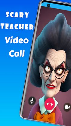 scary teacher Video Call - Screenshot 1