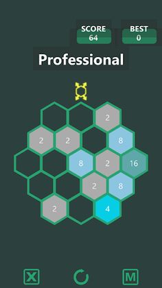 Merge Hexa 2048 - Screenshot 2
