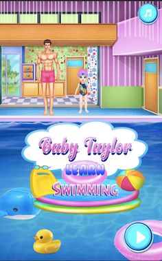 Learn Swimming Game - Water Pa - Screenshot 1