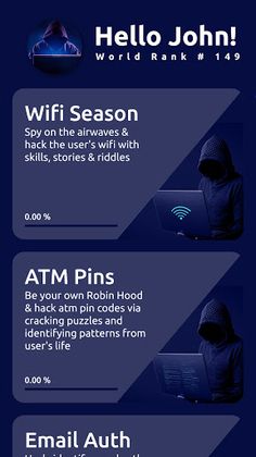 Cyber Hacker Bot Hacking Game - Screenshot 2