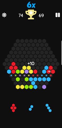 Super Hexa Block Puzzle - 6X - Screenshot 2