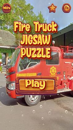 Fire Truck Puzzle - Screenshot 1