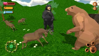 Wild Bear Simulator Animal 3D - Screenshot 2