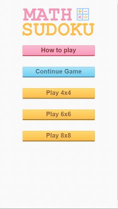 Math Sudoku - Screenshot 1