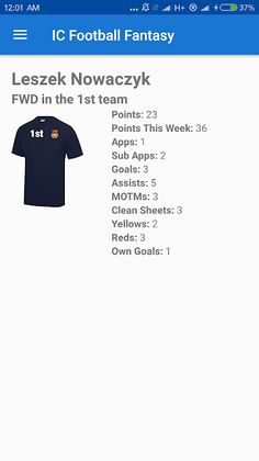 IC Football Fantasy - Screenshot 3