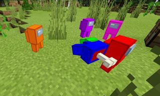 Mod Among Us and Skin for Mine - Screenshot 1