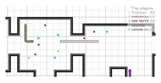 Zlither io online snake game - Screenshot 1