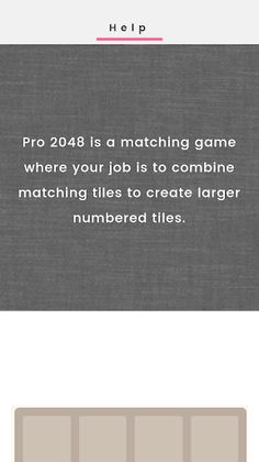 Pro 2048 - Game - Screenshot 3