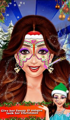 Kids Face Paint In Christmas - Screenshot 2