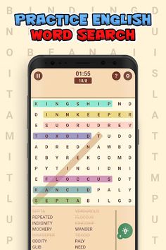 Practice English! Word Search - Screenshot 2