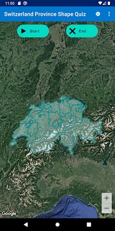 Swiss Province Shape Quiz - Screenshot 2