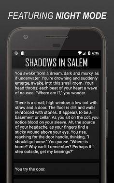 Shadows In Salem: A Text-Based - Screenshot 4