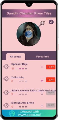 Sunidhi Chauhan Piano Tiles - Screenshot 2