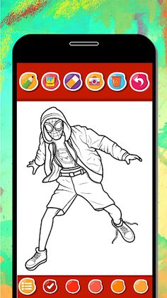 Miles Morales Coloring Games - Screenshot 3