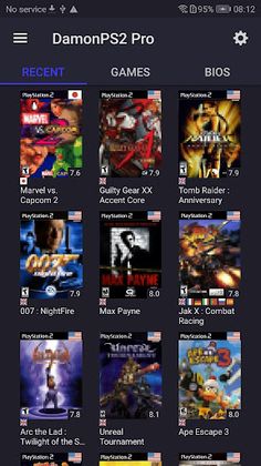 DamonPS2 Pro PS2 Emulator PSP - Screenshot 1