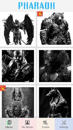 Pharaoh Coloring Book Art - Screenshot 2